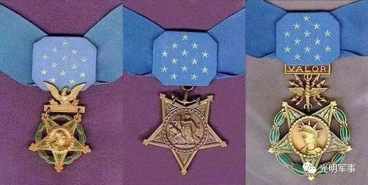 美国海军只允许佩戴军事勋章,战役服役勋章,优秀射手奖章等特定的勋表