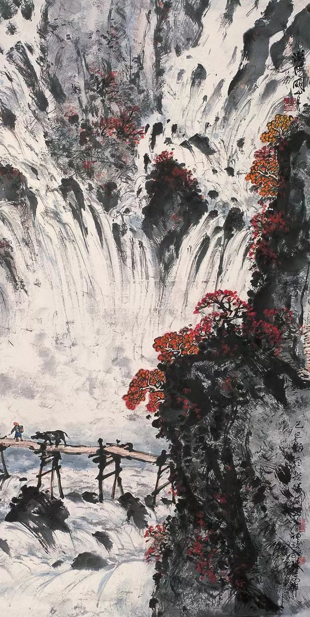 岭南画派关山月山水画作品欣赏