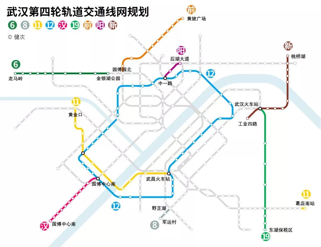 10号线也取消了武汉地铁最新规划出炉