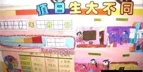 《值日生表》《我的值日生工作》《今天我值日》《值日生公约》