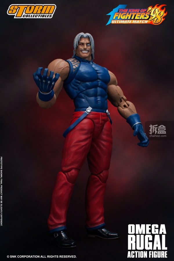 storm toys《kof:拳皇98 》omega rugal 欧米茄·卢卡尔三头雕 1:12