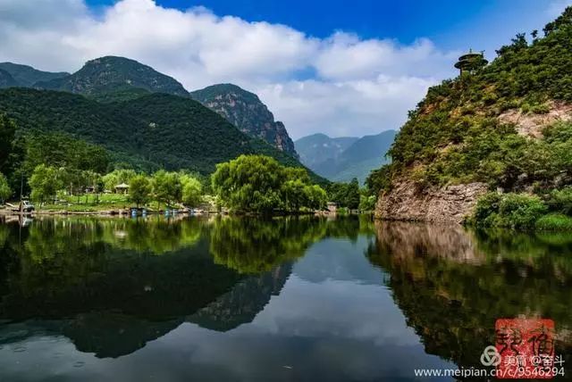 洛阳山水最美的景区青山绿水景色幽深清凉一夏