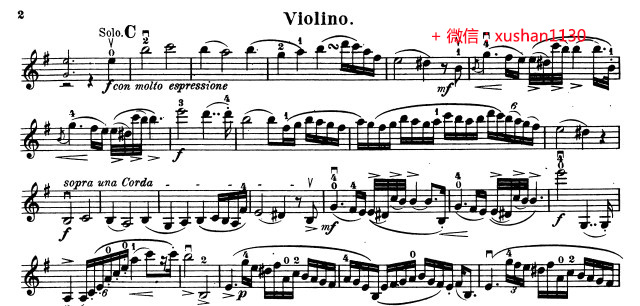 八万小提琴谱子_罗德第八协奏曲 E小调 Op.13,No.8 提琴谱 小提琴分谱 器乐乐谱 中国曲谱网