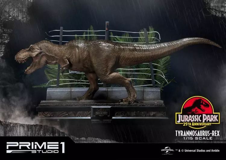 新品预定 prime 1 studio lmcjp-01 1/15 侏罗纪公园25周年 t-rex霸王