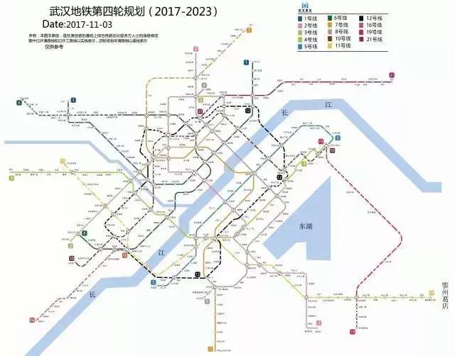 武汉地铁图高清2018