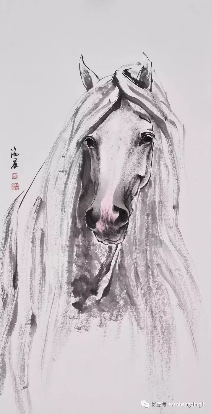 大师不能模仿:海晨画马的心路历程