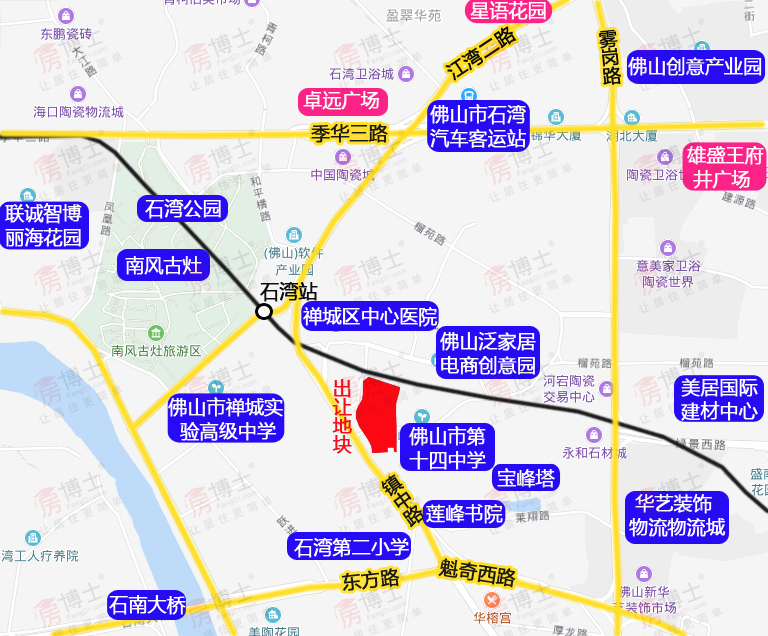 佛山市第十四中学,禅城实验高级中学,石湾第二小学,佛山泛家居电商