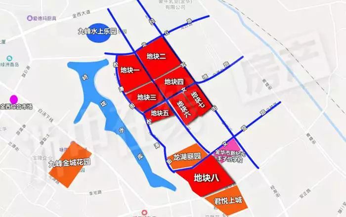 地块一:松涛街以东,龙丘路以南,琳湖街以西