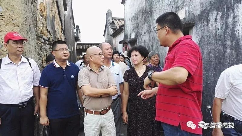 采风团一行先后参观了流冲和南塗自然村,余国英,余创之,余汉存,海陆丰