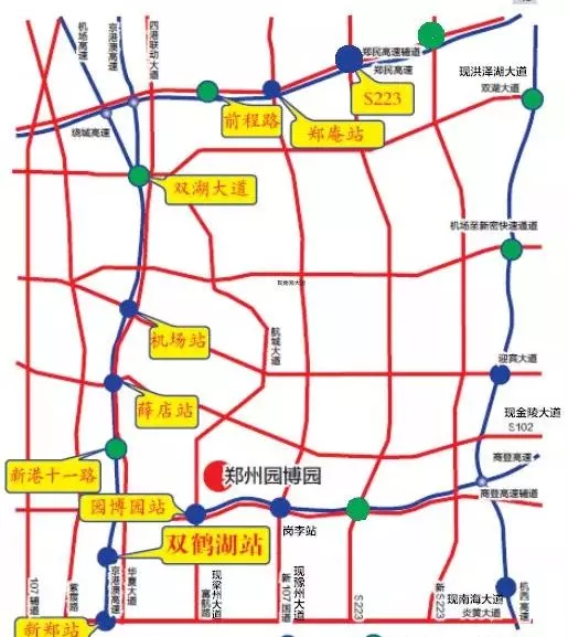 永登高速,商周高速交叉,把郑州,开封,许昌,周口的几条重要高速公路