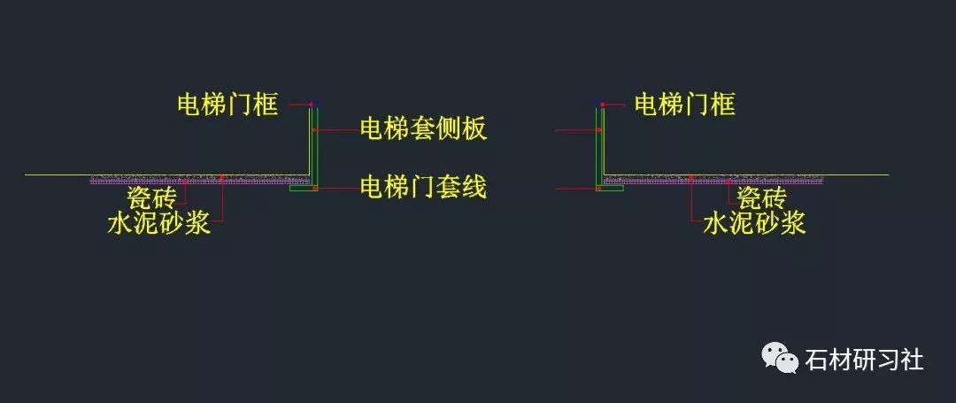 石材电梯门套的测量及案例