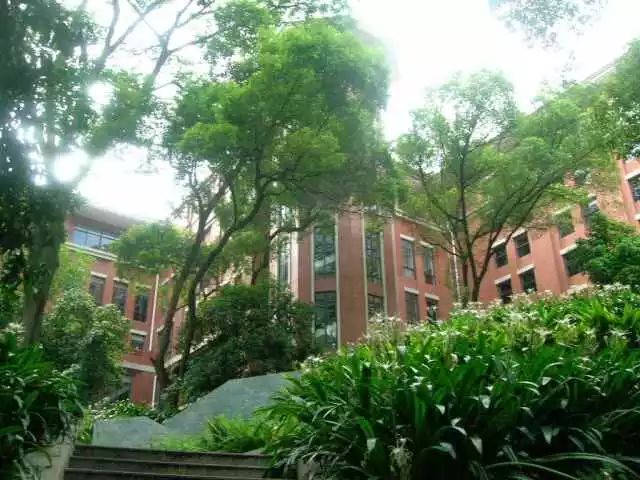 中山大学南校区绿树红瓦最富有悠久历史气息