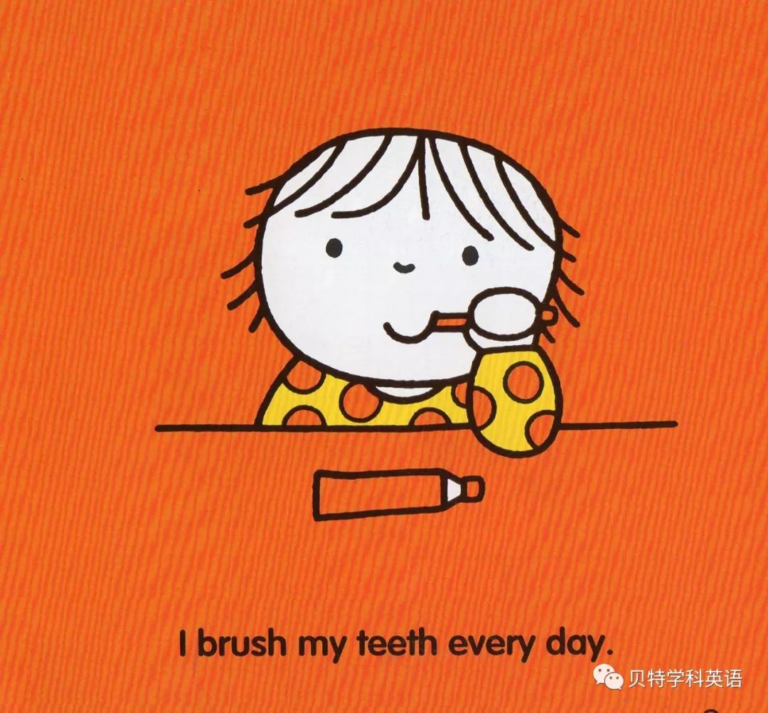 i brush my teeth every day.