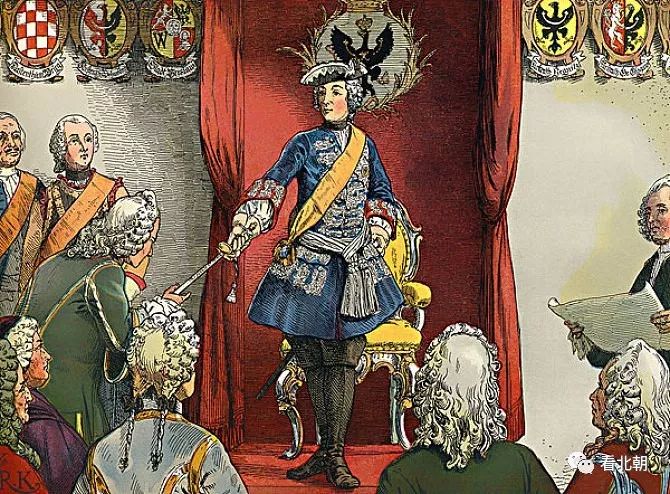征服西里西亚后,当地领主向普鲁士国王腓特烈二世致敬并承认普鲁士