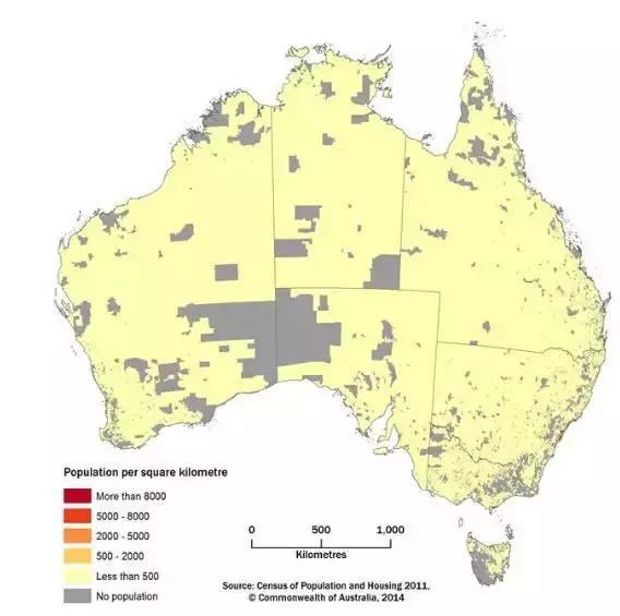 澳大利亚人口密度_澳大利亚人口密度分布(2)