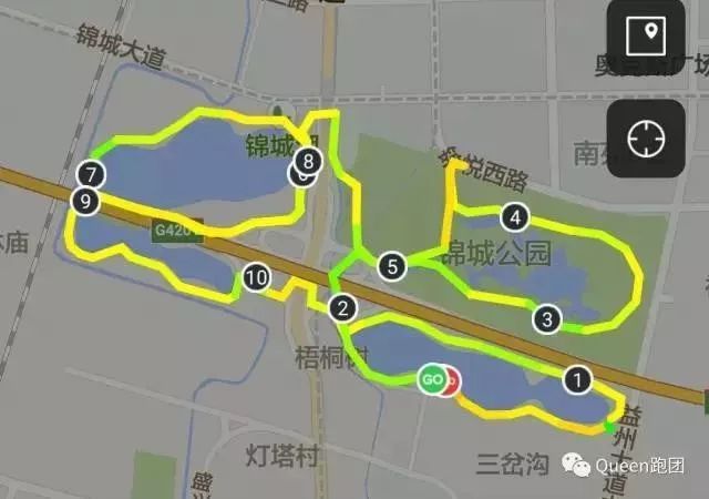 锦城湖锻炼依然以跑步为主,但是在这里跑步胜在有绝佳的美景.