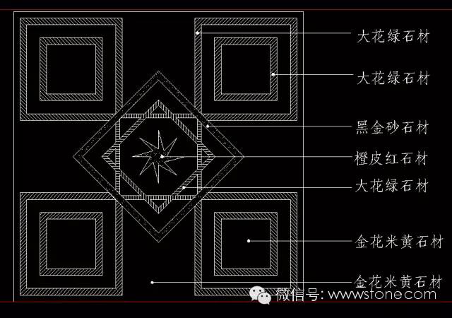 188套石材拼花cad设计图看完以后做拼花就不怕没思路了收藏备用