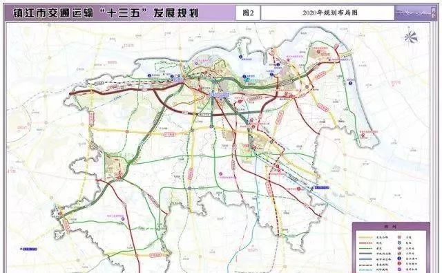镇江高速公路规划图