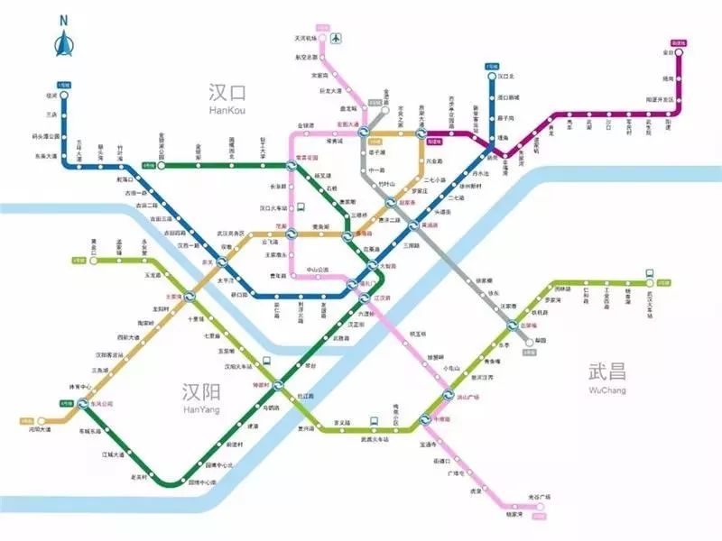 10号线取消!武汉新地铁线路图了解一下