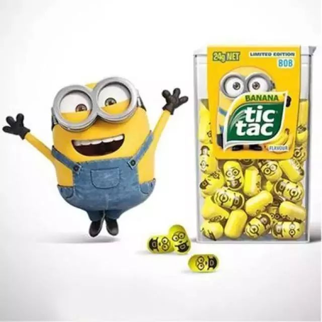 tictac 嘀嗒小黄人糖果 好吃指数:★★★ 价格指数:★　镲