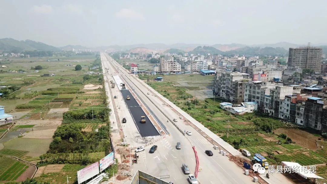 (藤州大道,桥东路,桥西路 绣江路,登俊路及周边道路提升▲藤州大道