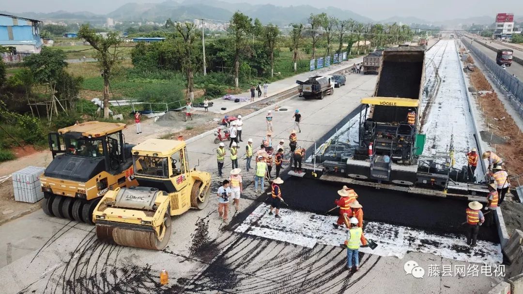 (藤州大道,桥东路,桥西路 绣江路,登俊路及周边道路提升▲藤州大道