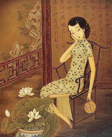 女画家曹卫红“清虚曼妙”般的油画作品