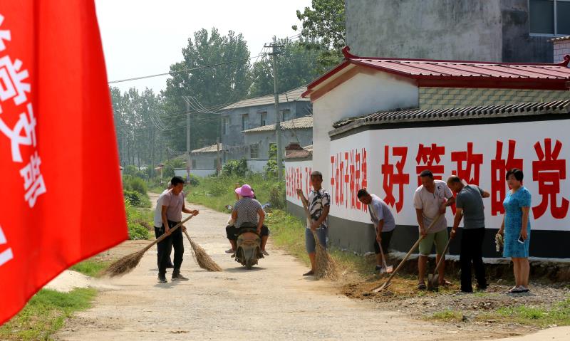 驻马店驿城区胡庙乡胡庙村党员干的实群众很满意