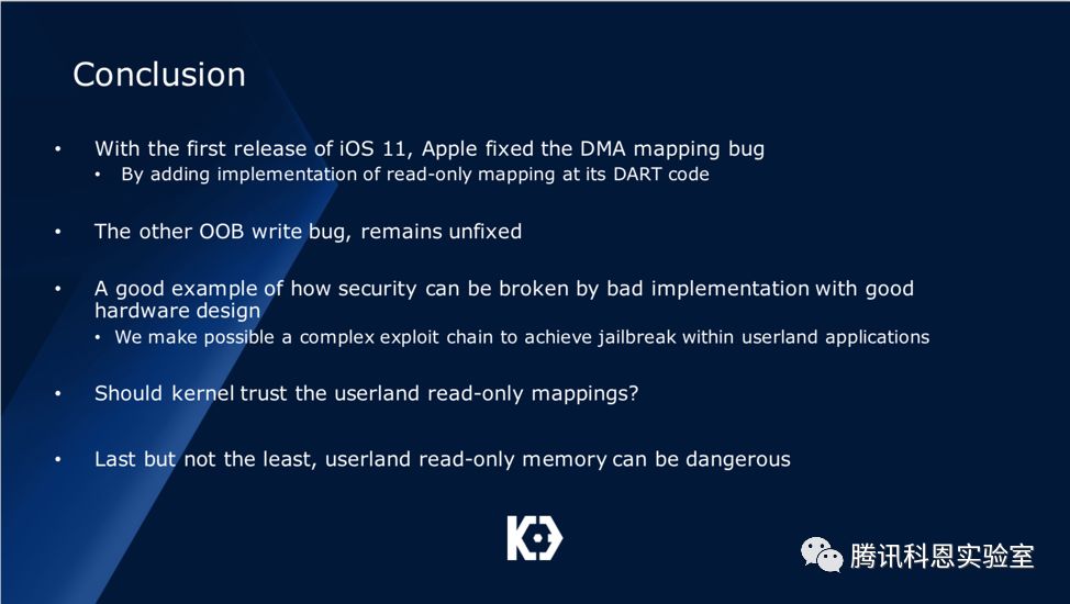 腾讯科恩实验室black hat usa 2018议题解读|ios越狱细节揭秘:危险的