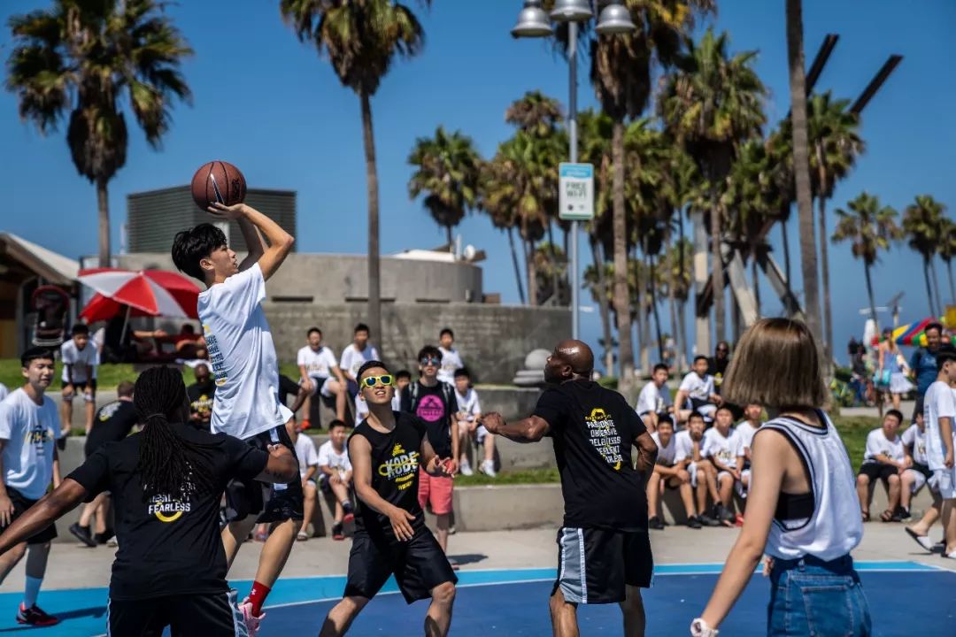 venice beach的沙滩训练