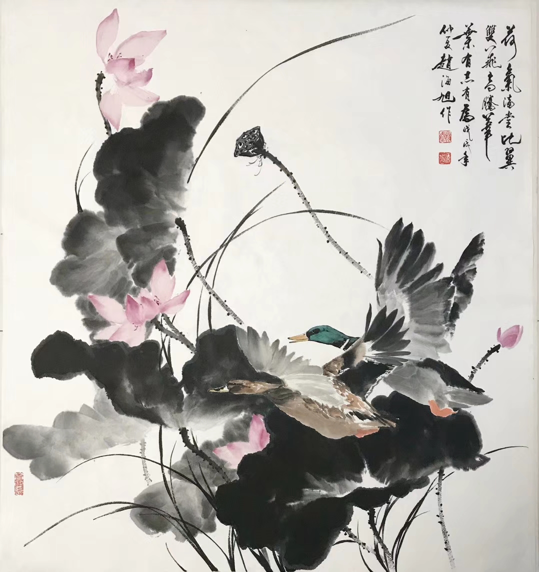 著名画家赵海旭——国画大师霍春阳入室弟子