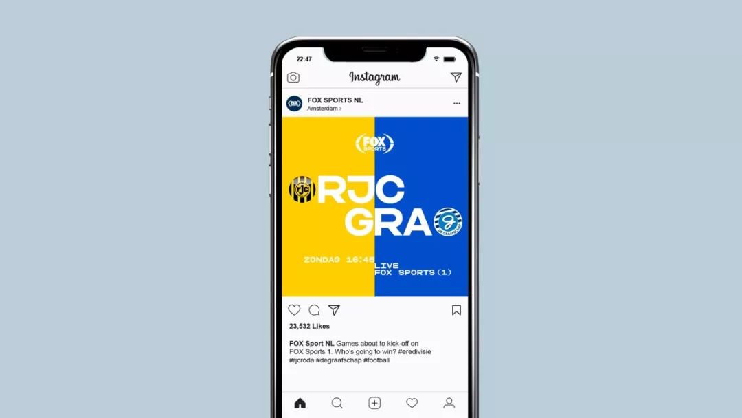 消息资讯|福斯体育台荷兰频道“Fox Sports Netherlands”视觉形象升级