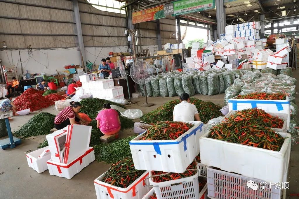 据重庆双福农产品批发市场蔬菜分区的理蒋光庆介绍,自从安顺与双福
