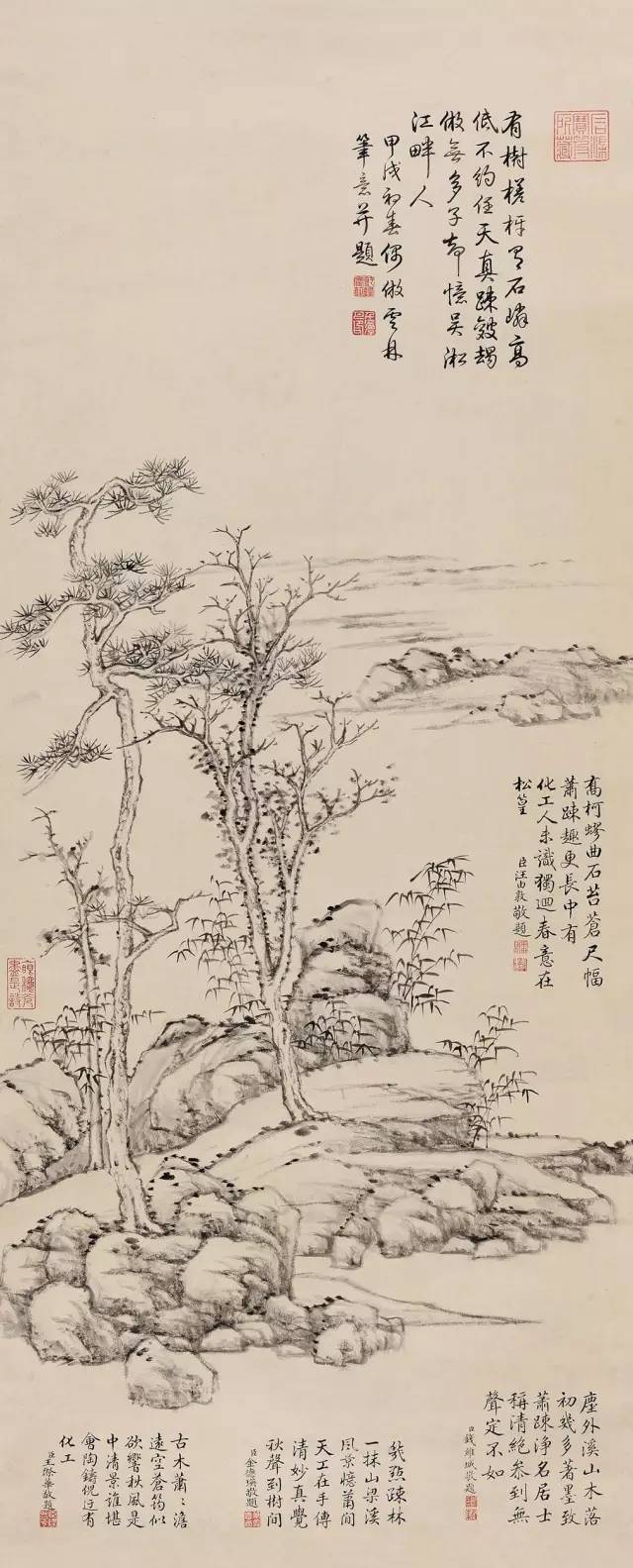 據(jù)說(shuō)乾隆畫(huà)了1400多幅畫(huà)，這只是九牛一毛 