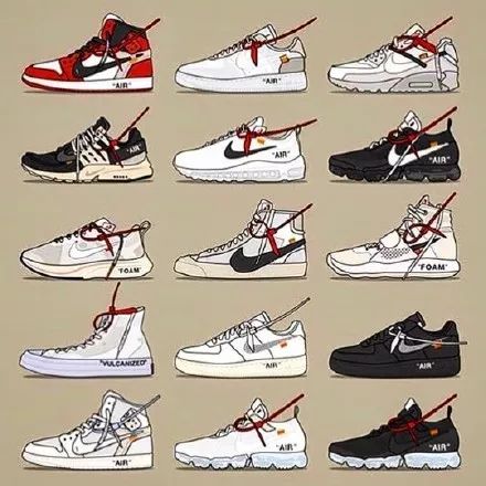 什么什么世家的抢去了风头,但是 2018年中发售的  off white x nike