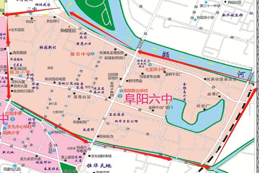 阜阳学区划分高清示意图来袭速看你家属于哪个学区