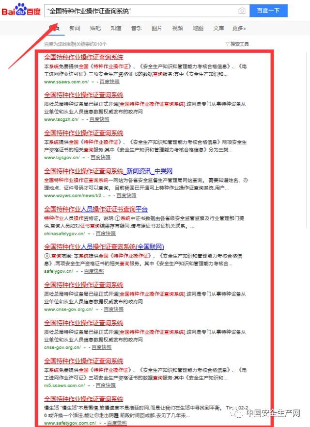 为了制售假特种作业操作证,居然造了一系列的"安监官网,如此猖獗