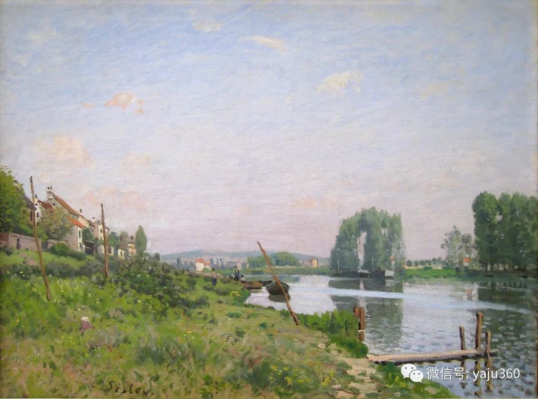 早年与莫奈是同学 法国alfred sisley