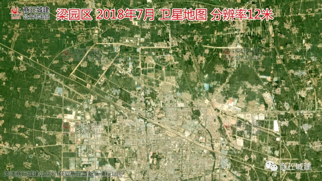 商丘 民权 睢县 柘城 宁陵 虞城 夏邑 永城 2018年7月 卫星地图