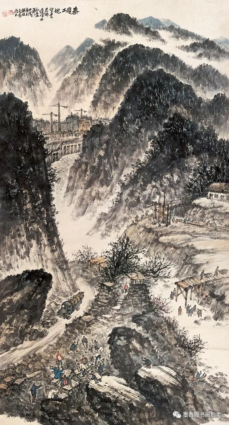 "长安画派"赵望云,何海霞,石鲁三位大师山水画精品集锦赏析_作品