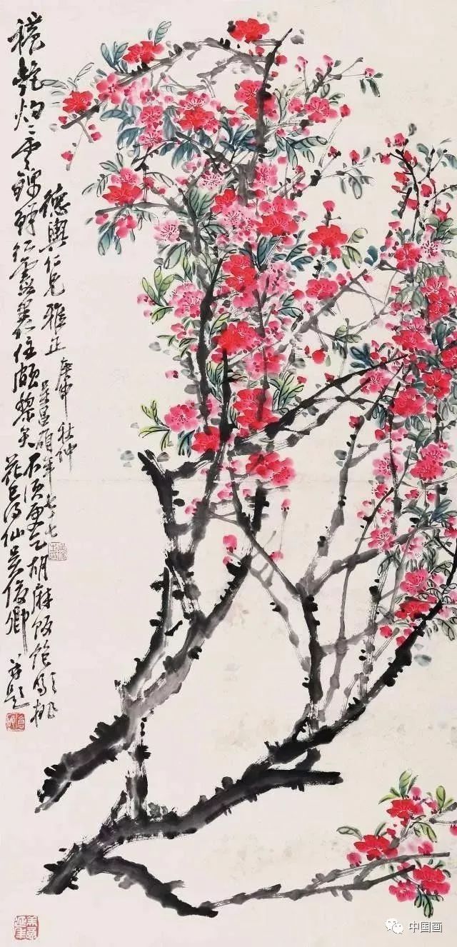 吳昌碩花卉圖