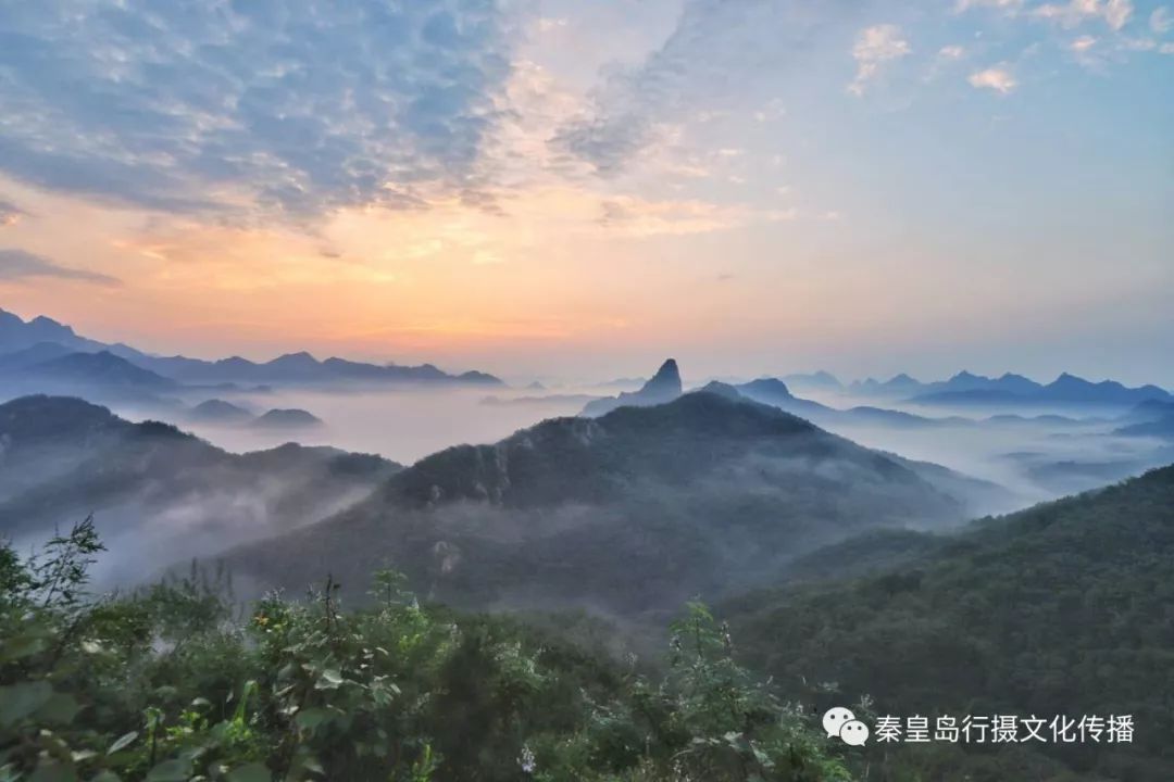 秦皇岛燕山深处的云海宛如人间仙境