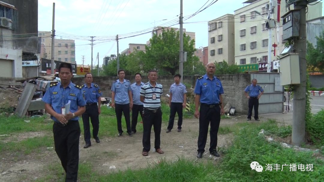 汕尾今日依法拆除这些违法建筑