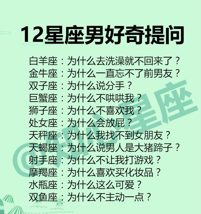 12星座会是延禧攻略里的谁?12星座男好奇提问