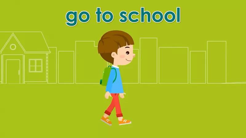go to school:去学校