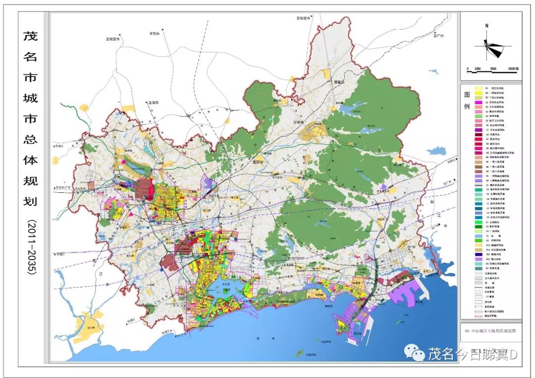 重磅按省茂名的新规划中垌要建成10至50万人口的小城市