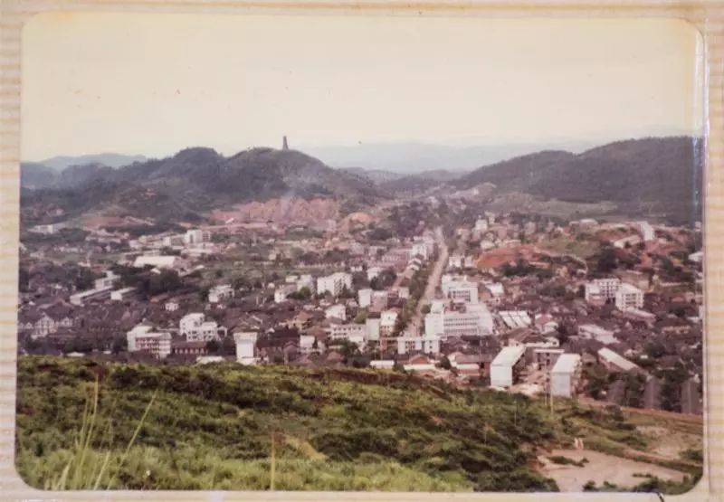 1997年桂阳县城鸟瞰图