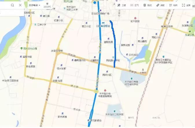 富拉尔基区富江路跨线桥新建工程!