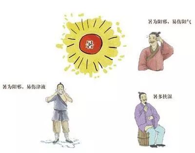 "三伏天"的"伏"是指"伏邪,即所谓的"六邪(风,寒,暑,湿,燥,火)中的暑