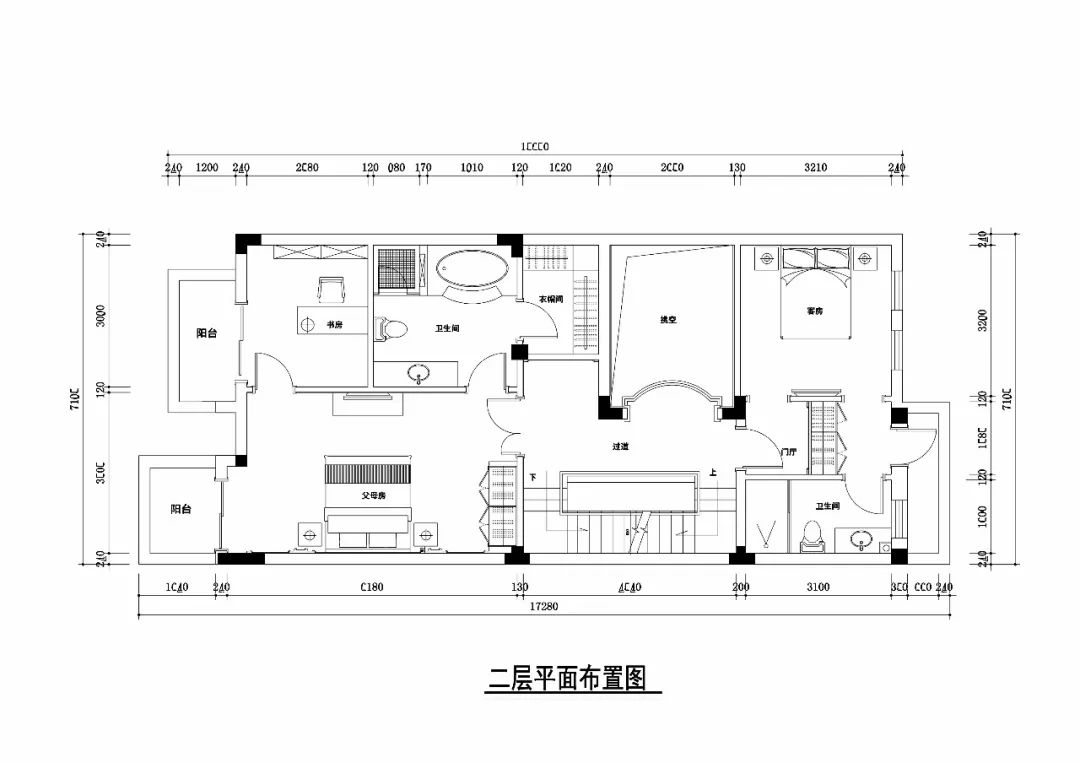 【免费分享】绝美方案欧式效果图 cad施工图学习案例